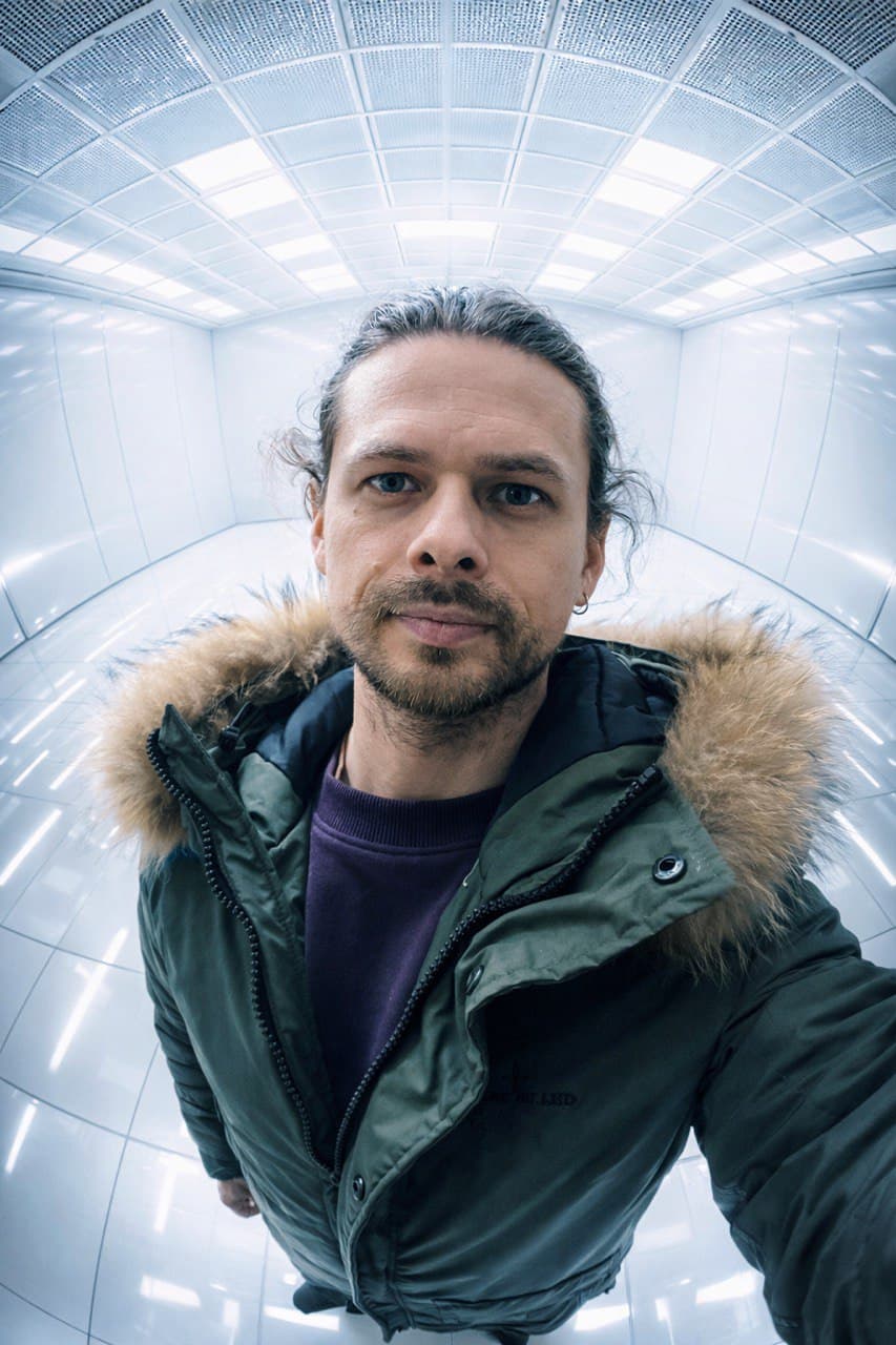 AI creative portrait — sci-fi tunnel