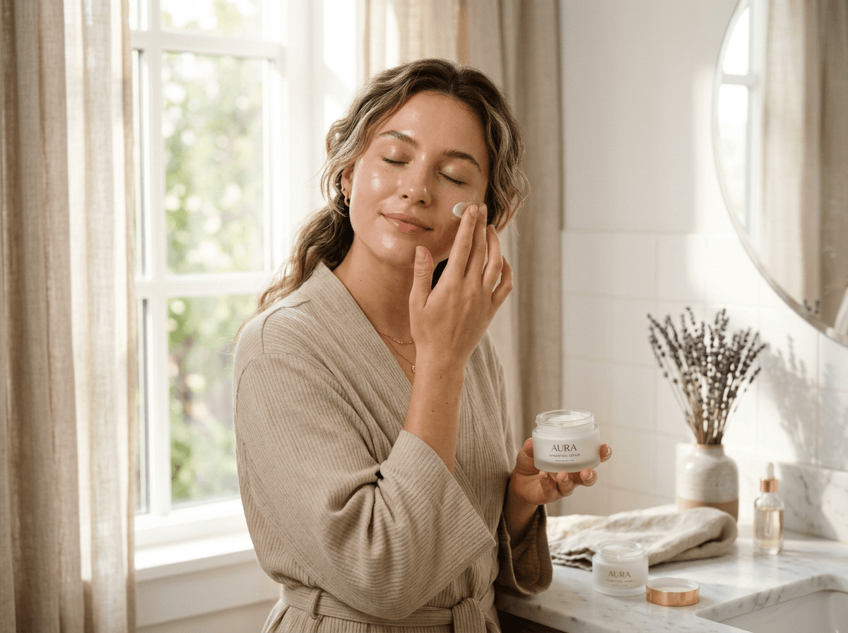 AI lifestyle — skincare routine